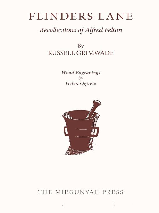 Title details for Flinders Lane by Russell Grimwade - Available